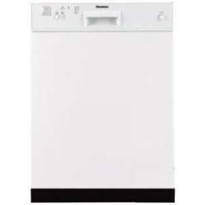   Full Console Dishwasher White with 5 Wash Levels and Appliances