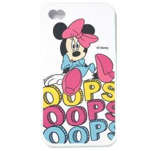 Minnie Mouse Disney Oops Design on White TPU Protective Cover Case for 