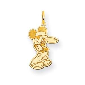  Disneys Mickey Mouse Charm in 14 Karat Gold Jewelry