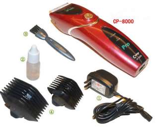   Pro Cordless Electric Dog Hair Pet Clipper Kit Grooming Trimmer  