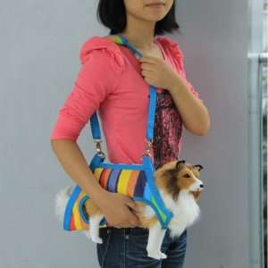   Pet Dog Coat Apparel Leash Harness Carrier Bag M: Pet Supplies