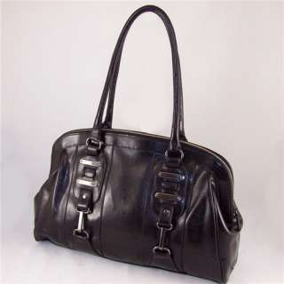 New Black Cowhide Leather Large Tote Handbag GreatValue  