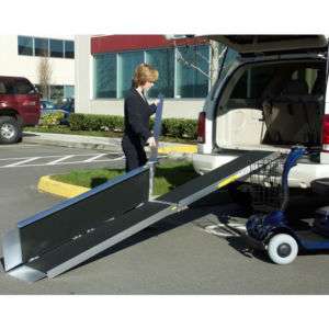 Ft Trifold Electric Scooter Wheelchair Ramp 8 x 2 5  
