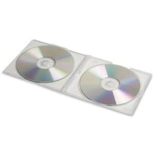  Clear CD Slim Line Jewel Cases   2 CD Electronics