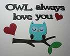 Owl Always Love You Die Cuts Paper Piecing   Children Scrapbooking