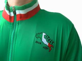 Umbro ITALY Mens Track Jacket Soccer Green XXXL  