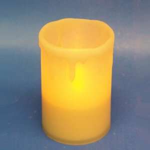   of 24 Battery Operated Flameless Flickering LED Lighted Pillar Candles