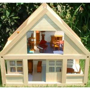  PLAN TOY DOLL HOUSE REAL WOOD BEAUTIFUL 