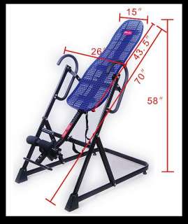 Soozier 23b Gravity Fitness Inversion Table   Back Therapy Exercise 