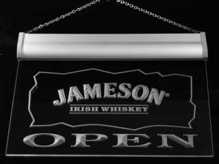 083 g Jameson Irish Whiskey OPEN Bar Neon Light Sign Gift  