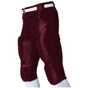  Alleson Youth Dazzle Football Pants MA   MAROON YS (SNAPS 