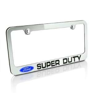  Ford Super Duty Chrome Metal License Frame Automotive