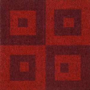  Milliken Legato Fuse  Block Red Rush Carpet Tiles