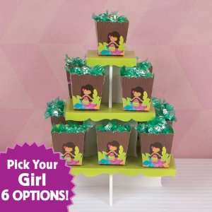 Luau Girl Birthday   Candy Stand & 13 Fill Your Own Candy Boxes 