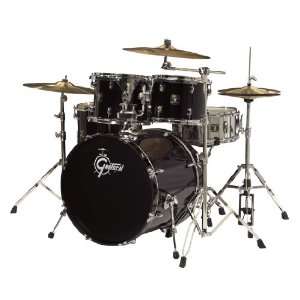  Gretsch 5pc Blackhawk Drum Set w/ Hardware Musical 