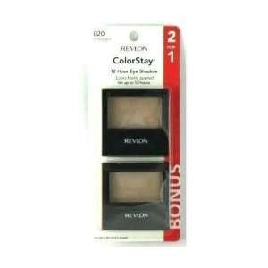  Revlon ColorStay 12 Hour Eye Shadow 2 For 1 Champagne #020 