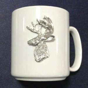  Deer Stag Grande Coffee Mug: Kitchen & Dining