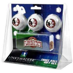 Florida State University Seminoles 3 Golf Ball Gift Pack w/ Hat Clip