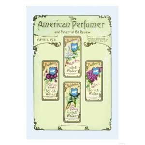   Essential Oil Review, April 1911 Giclee Poster Print, 24x32 Home