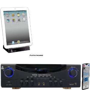  Pyle Stereo Receiver and iPod Dock Package   PT590AU 5.1 