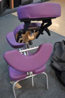 EarthLite Vortex Portable Massage Chair  Purple  