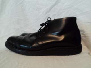 Vintage Mens RED WING chukka boots black 10 B  
