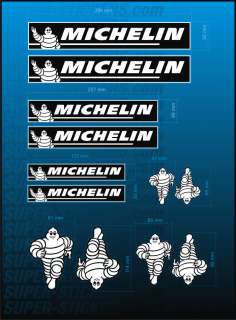 HQ MICHELIN Stickers Decals Aufkleber Adesivi Pegatinas  