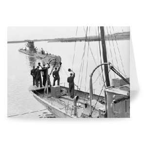  WW2 German U Boat   Greeting Card (Pack of 2)   7x5 inch 