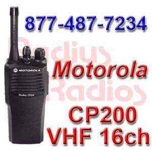 MOTOROLA RADIUS CP200   TWO WAY RADIO VHF 16CH CP 200  