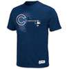 Majestic MLB Authentic Change Up T Shirt   Mens   Cubs   Navy / White