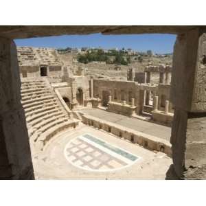  North Theatre, Roman City, Jerash, Jordan, Middle East 