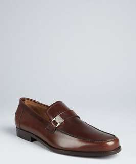 Salvatore Ferragamo hickory leather Pregiato loafers