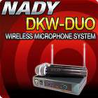 nady dkw duo dual handheld wireless microphone system expedited 
