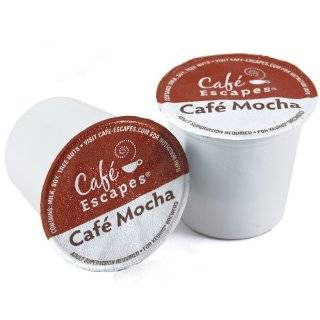 Cafe Escapes Cafe Mocha K Cups for Keurig Brewers, 16 pack