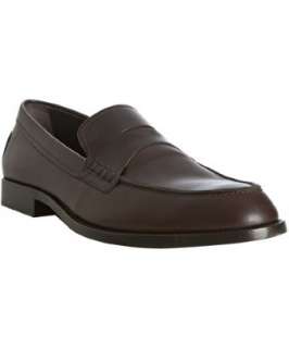 Tods brown leather Hamilton penny loafers  
