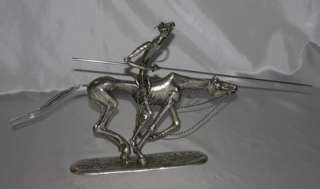 NEW Don Quichotte On Charging Horse Pewter Michel Laude  