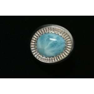  Sterling Silver and Larimar Stone Ring size 9 Everything 