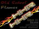 2pc Old School Flamed body Decals for Chevy Chevrolet HHR LS LT SS