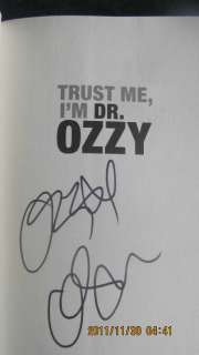   Dr. Ozzy Advice from Rocks Survivor SIGNED 1ST by Ozzy Osbourne