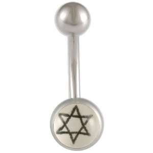   Steel belly navel button ring bar ABLQ   Pierced Body Piercing Jewelry