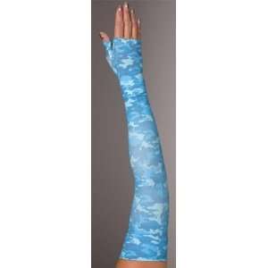  Compression Blue Camouflage Printed Arm Sleeve with Diva Diamond Band