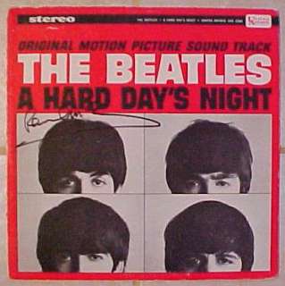 Beatles Paul McCartney Signed A HARD DAYS NIGHT Record Album with PSA 
