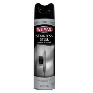  Weiman stainless steel cleaner polish 12 oz aerosol 