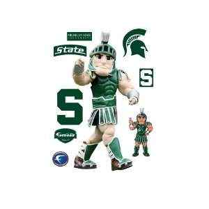 Sparty Michigan State University Mascot Wall Decal  Sports 