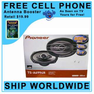 PIONEER TS A6994R 6x9 5 Way Coaxial Car Speakers 737676422705  
