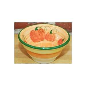  PUMPKIN VINES MINI ONE RIB BOWL