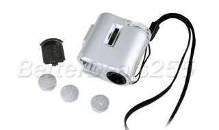 Mini 60X Loupe Pocket Magnifier Microscope w/ LED Light  
