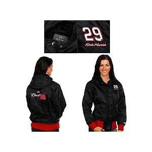   NASCAR Collection Kevin Harvick Womens Nylon Hooded Jacket: Everything
