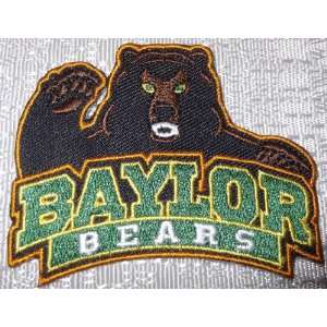  NCAA BAYLOR BEARS University Mascot Logo Embroidered PATCH 