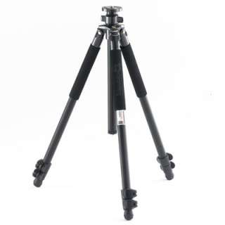 professional 3 section aluminum tripod with lever locks this lever